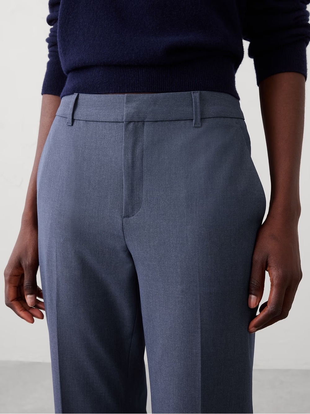 Banana Republic Navy Blue Hampton Fit Dress Pants Size 4
